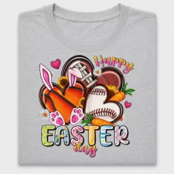 Happy Easter Day Heart DTF Transfer