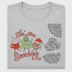 Retro Christmas Tis The Season DTF Transfer