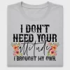 Attitude Floral DTF Transfer