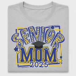 Senior Mom 2025 Leopard DTF Transfer