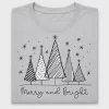 Minimalist Christmas Trees DTF Transfer