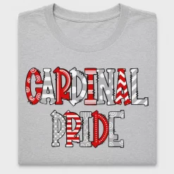 Cardinal Pride DTF Transfer Design