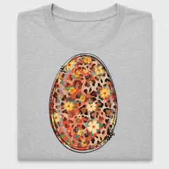 Leopard Floral Easter Egg DTF Transfer