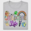 Childcare Life DTF Transfer Design