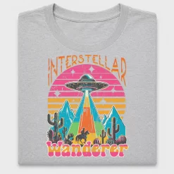 Retro Space UFO Wanderer DTF Transfer