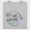 Just Breathe Butterfly Dandelion DTF Transfer