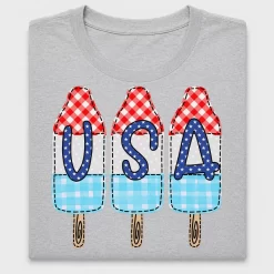 USA Bomb Pop Trio DTF Transfer