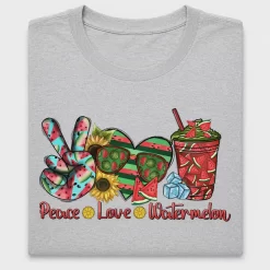 Peace Love Watermelon DTF Transfer