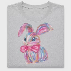 Watercolor Rainbow Bunny DTF Transfer