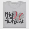 Baseball Heart DTF Transfer