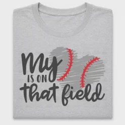 Baseball Heart DTF Transfer