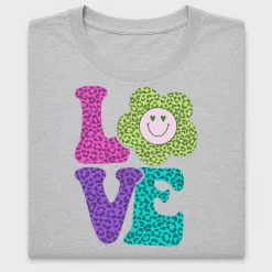Y2K Love Flower Smiley DTF Transfer