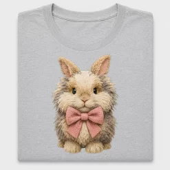 Pastel Bunny Bow DTF Transfer