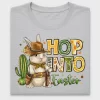 Western Cowboy Bunny Hop Into Easter DTF Transfer