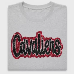 Cavaliers Sequin Glitter DTF Transfer
