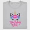 Unicorn Birthday Girl DTF Transfer