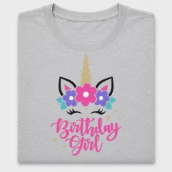 Unicorn Birthday Girl DTF Transfer