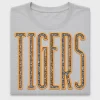Tiger Mascot Glitter DTF Transfer