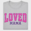 Loved Mama Glitter DTF Transfer