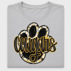 Cougars Paw Print DTF Transfer