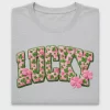 Lucky Pink Clover Patch DTF Transfer