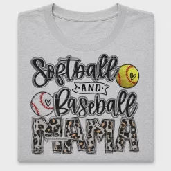Softball Baseball Mama DTF Transfer