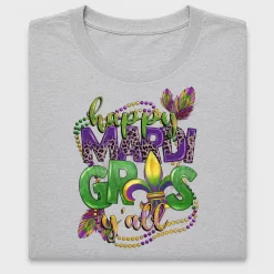 Happy Mardi Gras Yall DTF Transfer