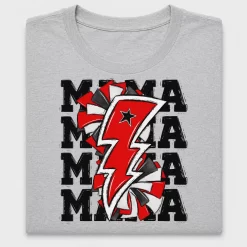 Cheer Mama Lightning Bolt DTF Transfer
