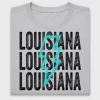Distressed Louisiana Neon Lightning DTF Transfer