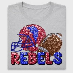 Football Sequin Rebels DTF Transfer