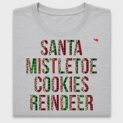 Plaid Leopard Santa Mistletoe Cookies DTF Transfer
