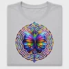 Rainbow Butterfly Mandala DTF Transfer