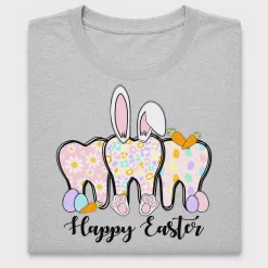 Happy Easter Bunny Teeth DTF Transfer