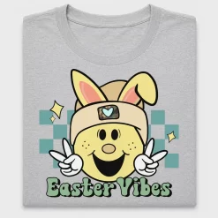 Retro Easter Bunny Smiley DTF Transfer