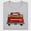 Vintage Red Truck DTF Transfer