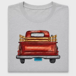 Vintage Red Truck DTF Transfer