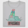 Girly Dinosaur With Presents DTF Transfer