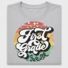 First Grade Retro Circle DTF Transfer