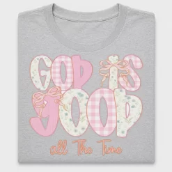 Retro God Is Good All The Time DTF Transfer