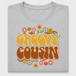 Groovy Cousin Retro DTF Transfer