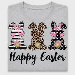 Easter Bunny Trio Floral DTF Transfer