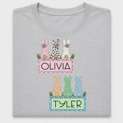 Personalized Easter Bunny DTF Transfer