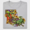 Mardi Gras Louisiana Crocodile DTF Transfer