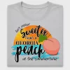 Georgia Peach Summer DTF Transfer