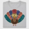 Sequin Turkey Thanksgiving DTF Transfer
