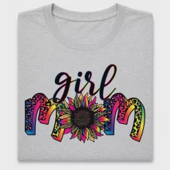Girl Mom Leopard Sunflower DTF Transfer