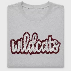 Wildcats Sequin DTF Transfer