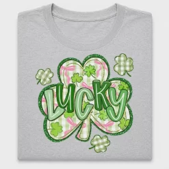 Lucky Shamrock Retro DTF Transfer