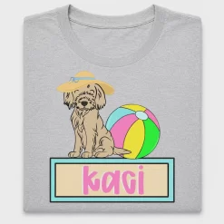 Beach Dog Name Personalized DTF Transfer