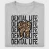 Dental Life Leopard Tooth DTF Transfer